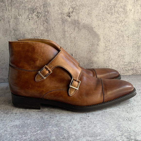 magnanni monk strap boot